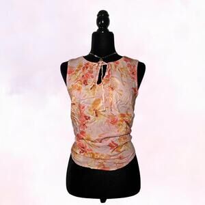Point Zero Floral Tank Top Summer Casual